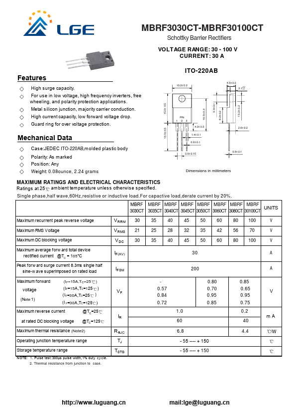 MBRF3060CT