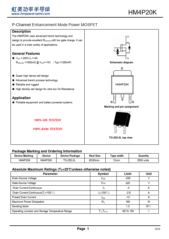 HM4P20K Datasheet Preview