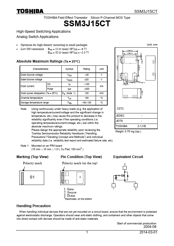 SSM3J15CT