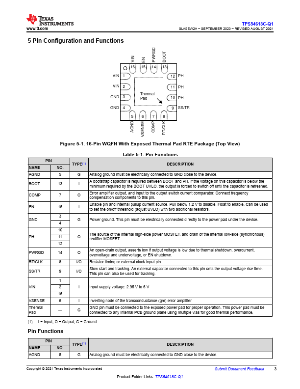 TPS54618C-Q1