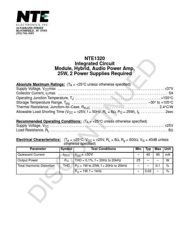 NTE1320