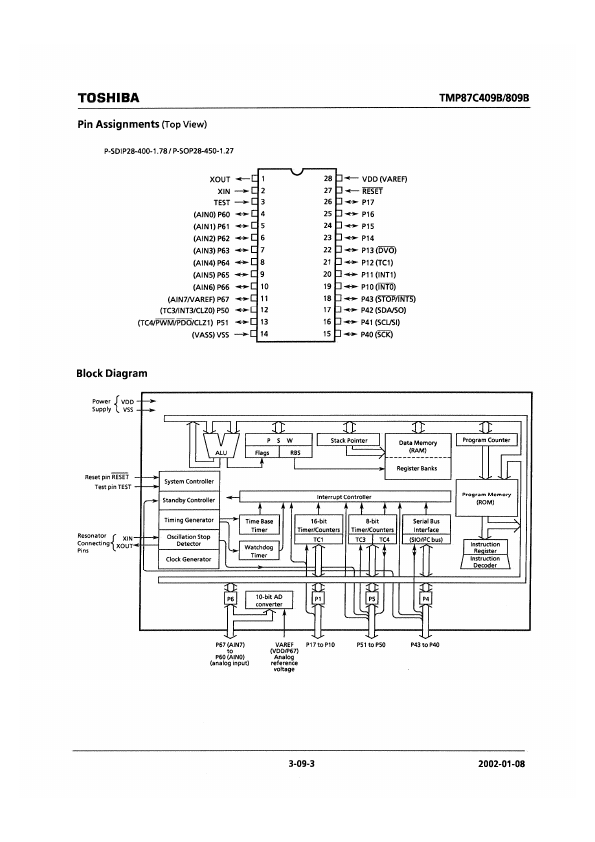 TMP87C809BN