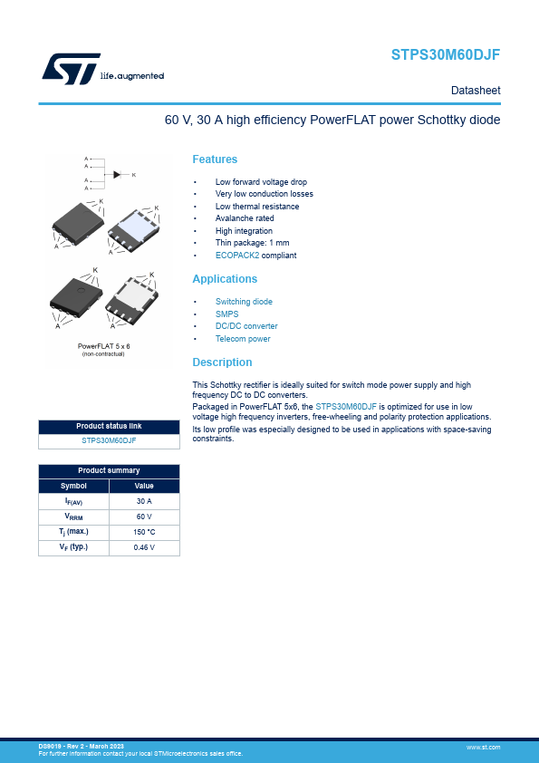 STPS30M60DJF