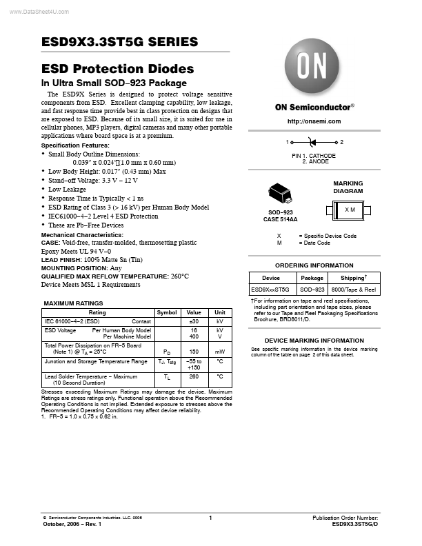 ESD9X3.3ST5G