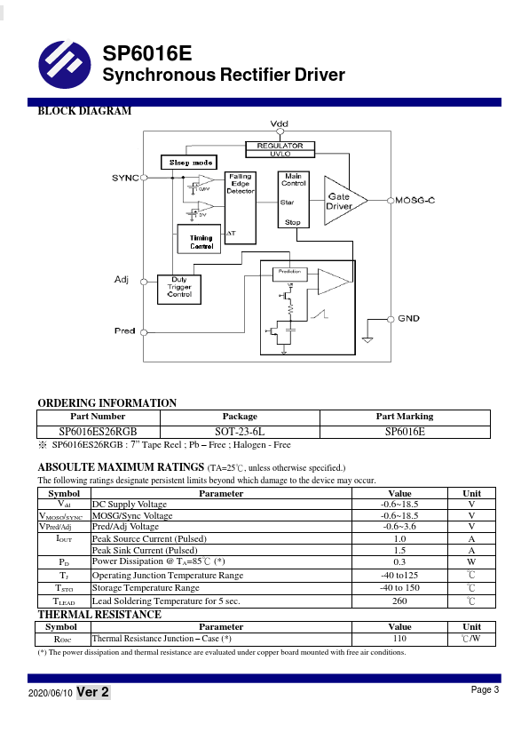 SP6016E