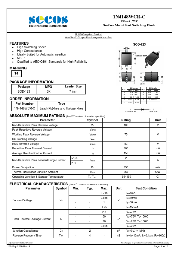 1N4148WCR-C