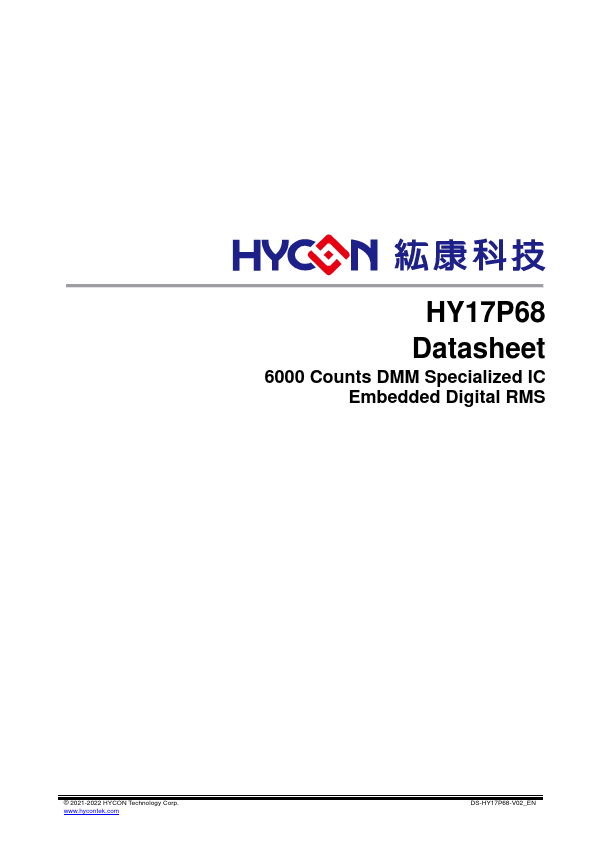 HY17P68 Datasheet Preview