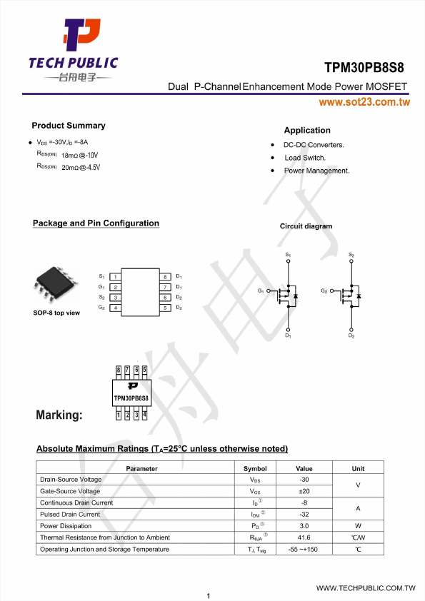 TPM30PB8S8 Datasheet Preview