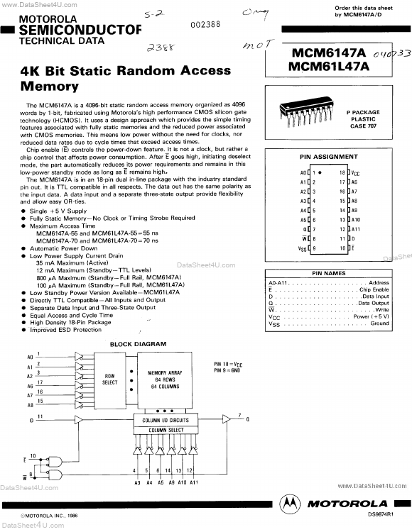 MCM61L47A