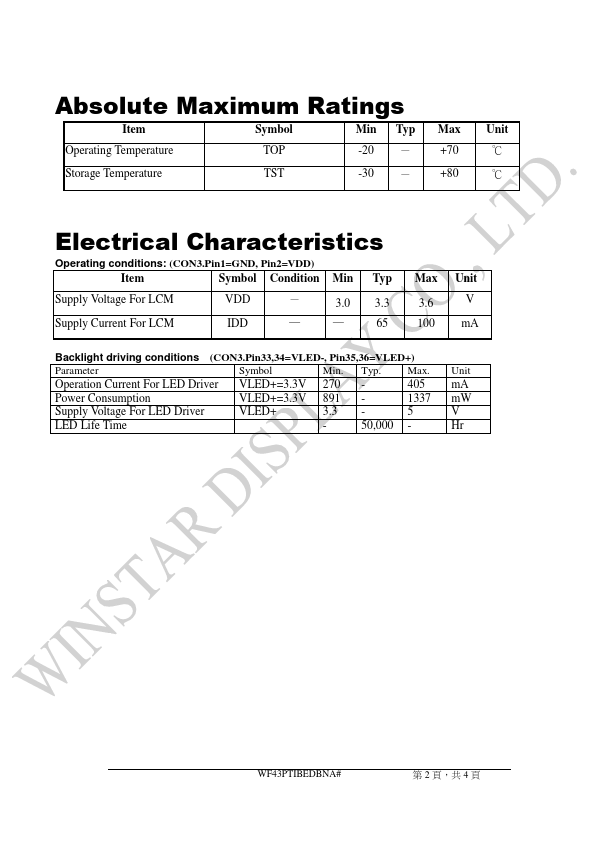 WF43PTIBEDBNA