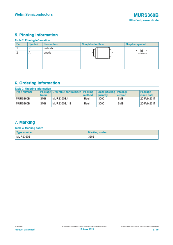 MURS360B Datasheet Preview