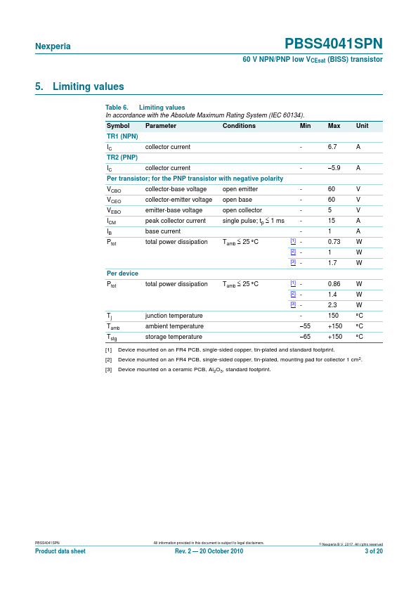 PBSS4041SPN