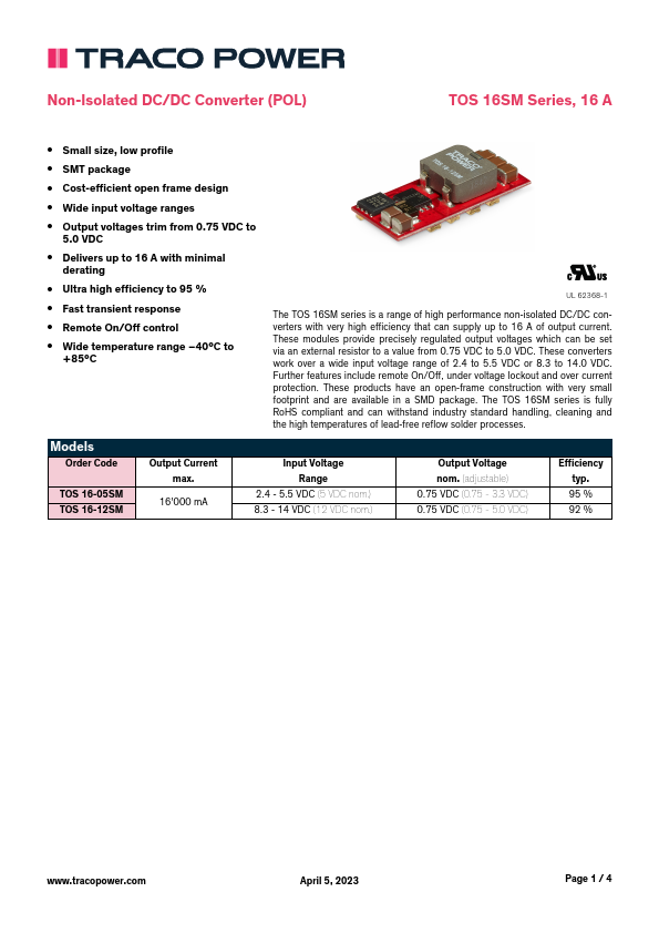 TOS16-12SM