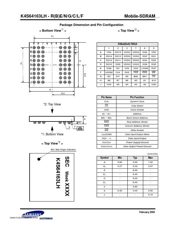 K4S64163LH-RL