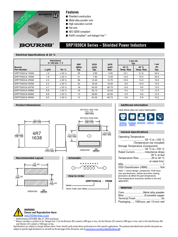 SRP7030CA Datasheet Preview