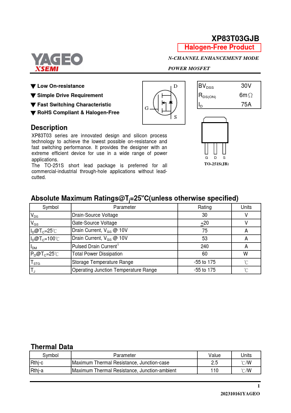 XP83T03GJB Datasheet Preview