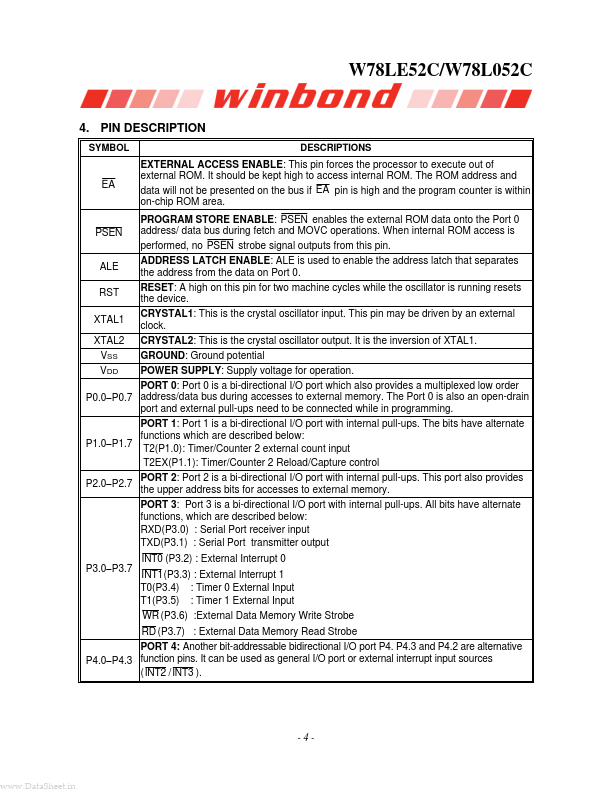 W78L052C page 3 preview
