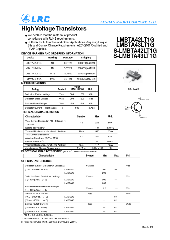 LMBTA43LT3G