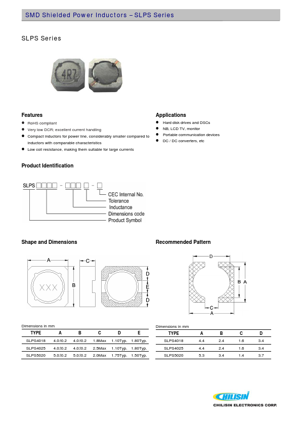 SLPS4018-3R3T-N