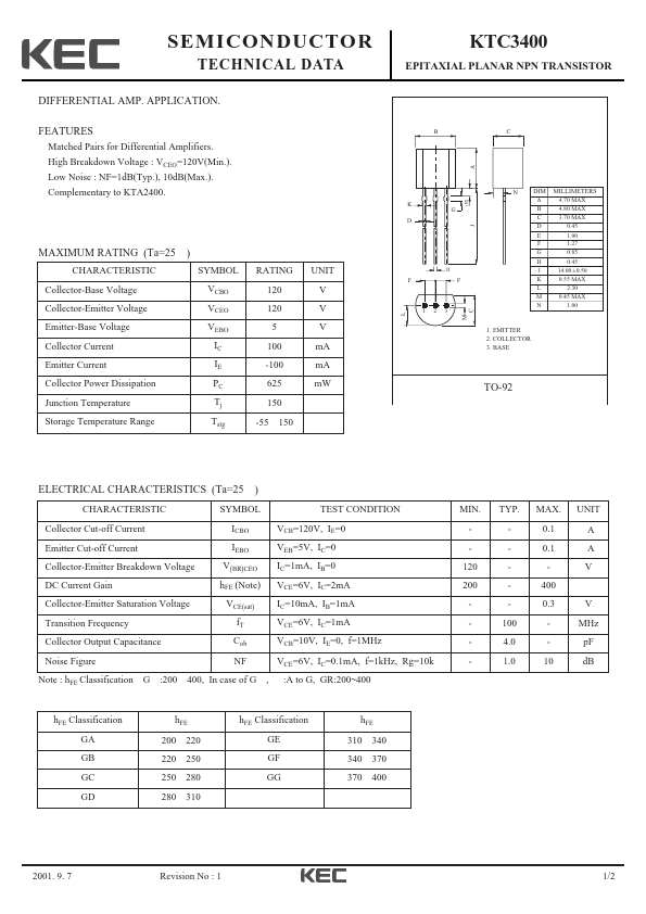 KTC3400