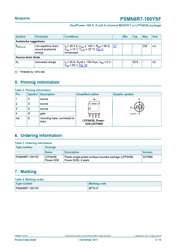 PSMN8R7-100YSF