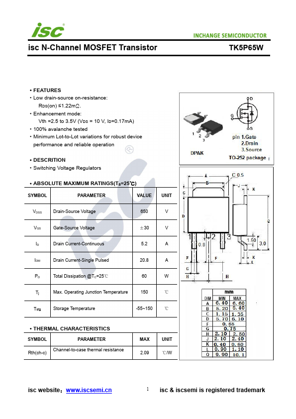 TK5P65W