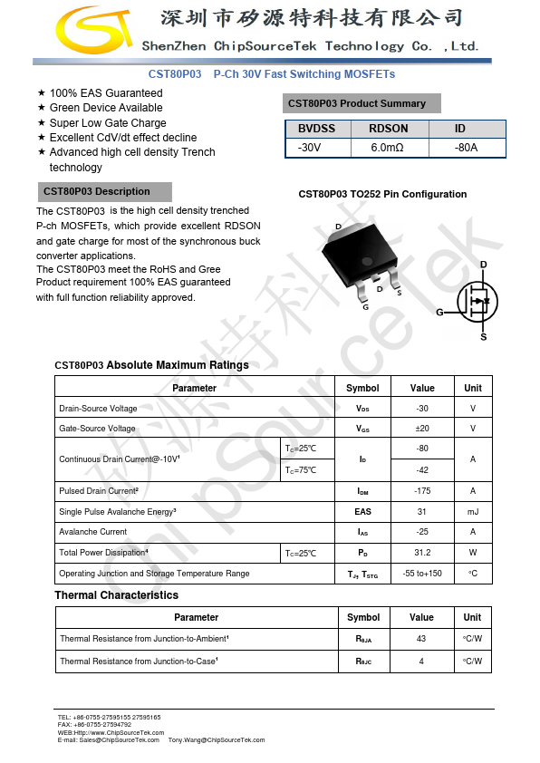 CST80P03