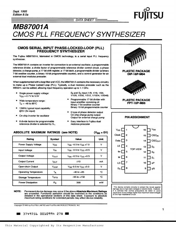 MB87001A