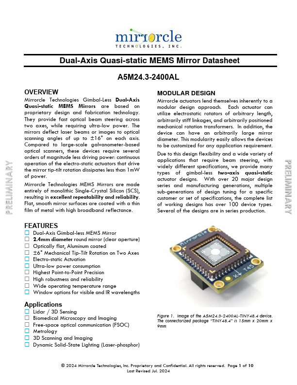 A5M24.3-2400AL Datasheet Preview