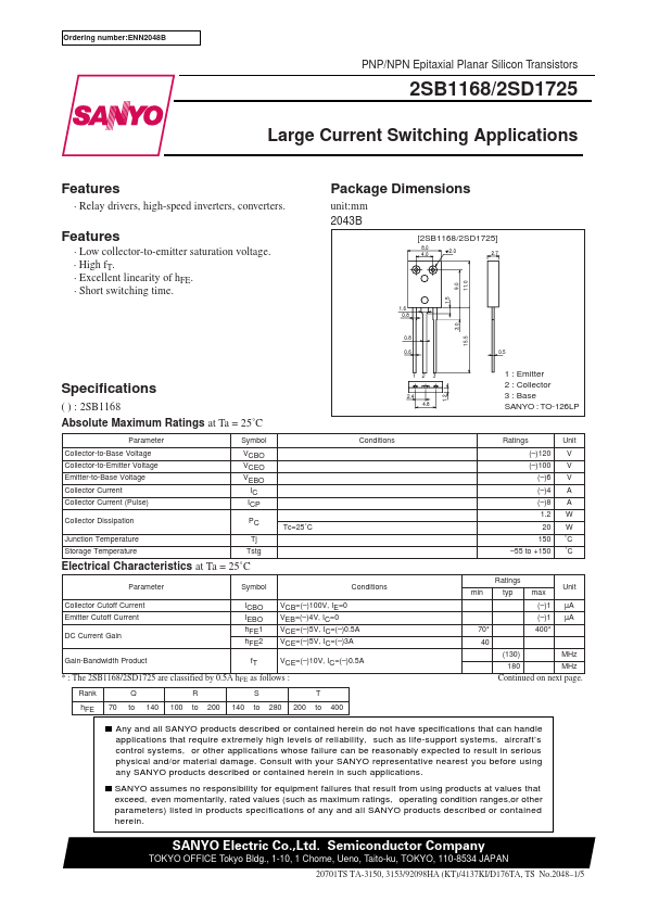 2SB1168