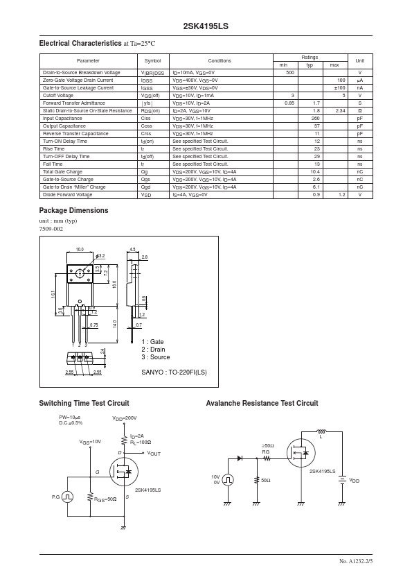 2SK4195LS