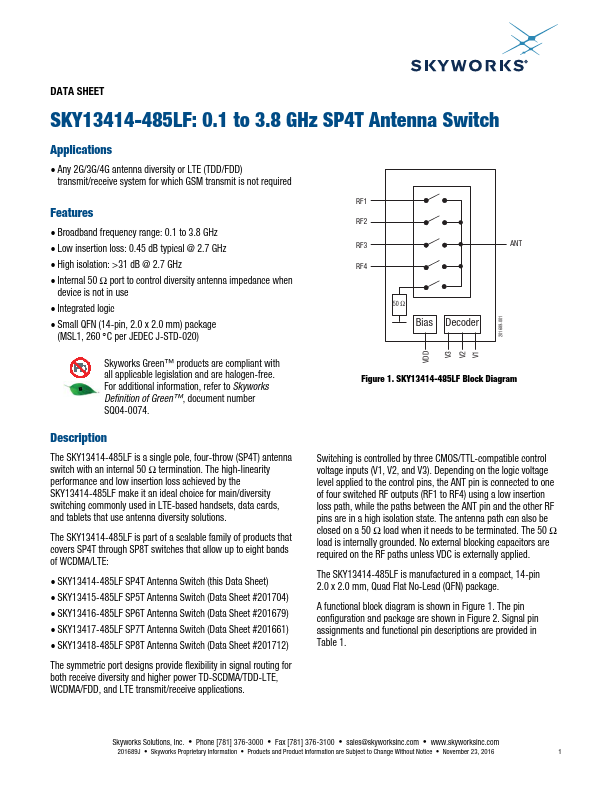 SKY13414-485LF