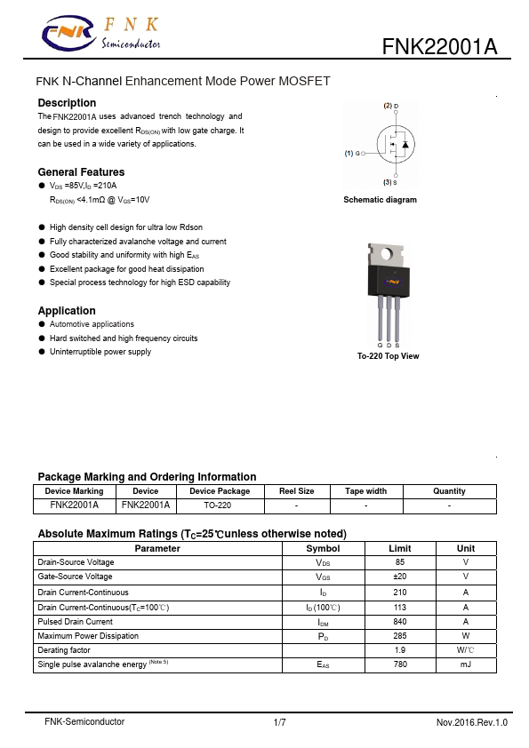 FNK22001A