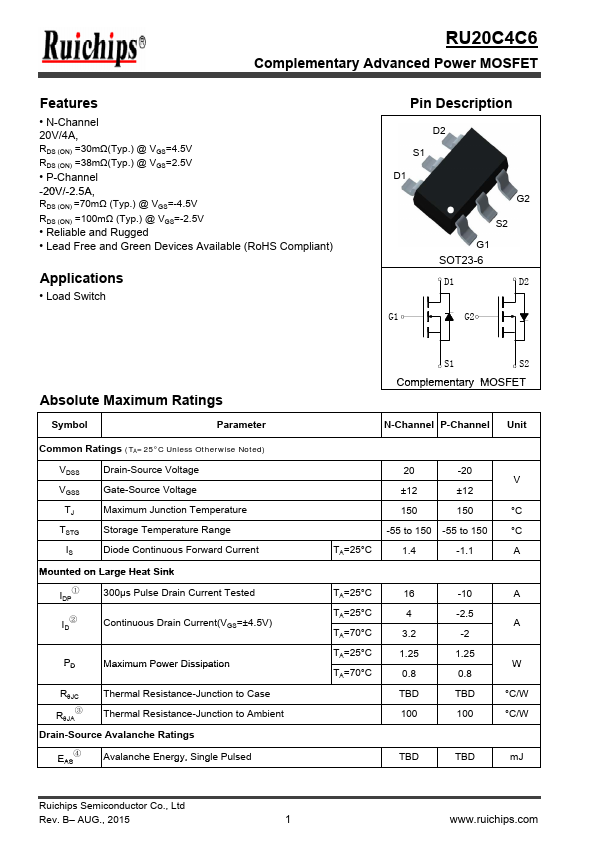 RU20C4C6 Datasheet Preview