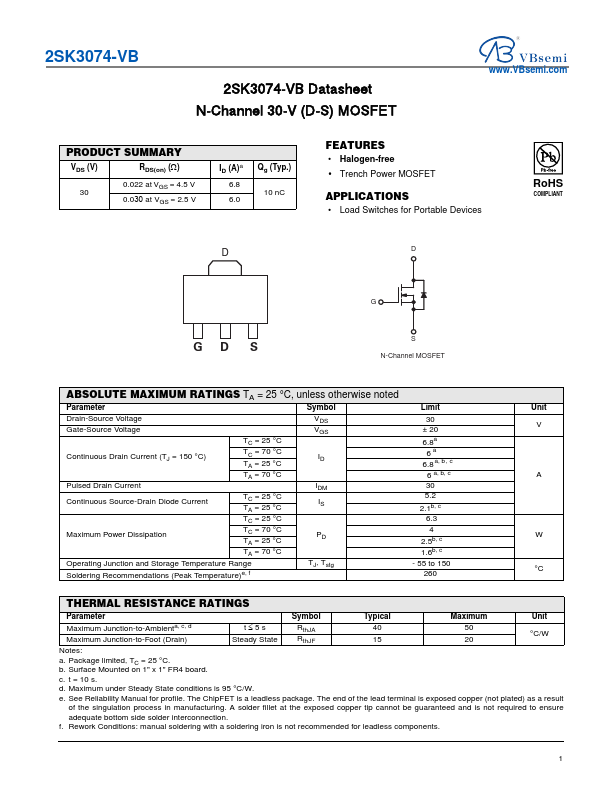 2SK3074 Datasheet Preview