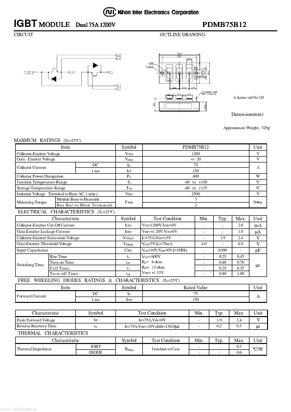 PDMB75B12