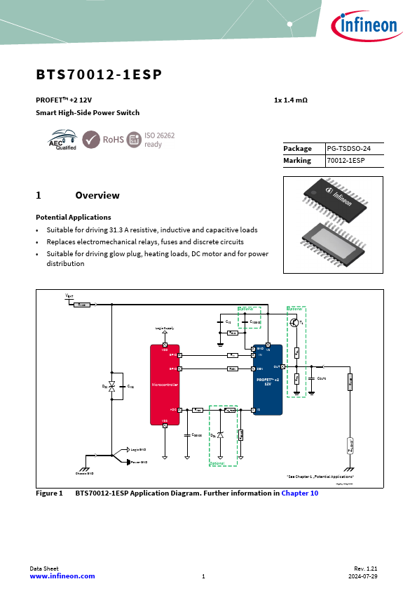 BTS70012-1ESP Datasheet Preview