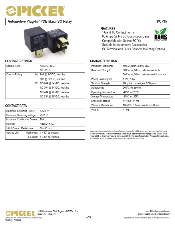 PC795 Datasheet Preview
