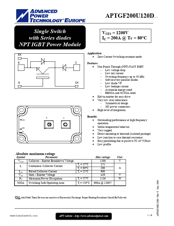 APTGF200U120D