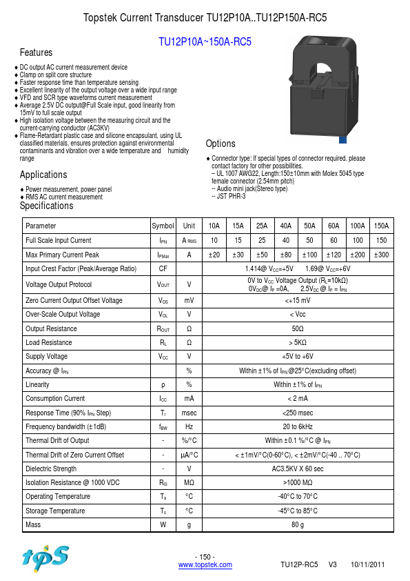 TU12P150A-RC5