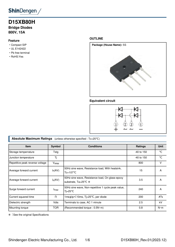 D15XB80H