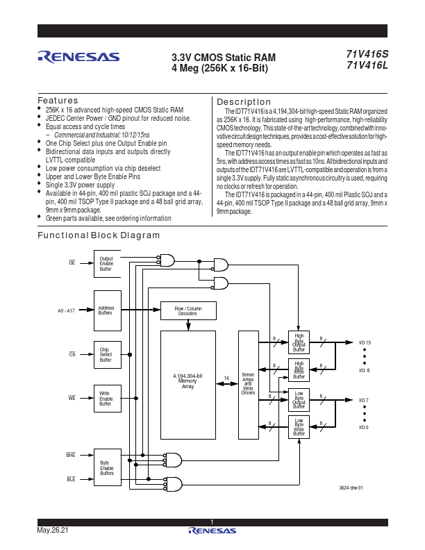 IDT71V416