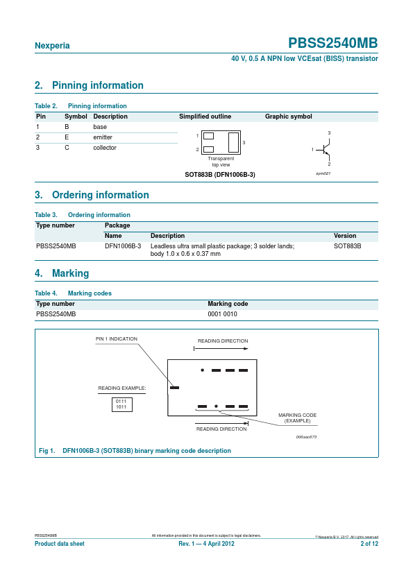 PBSS2540MB