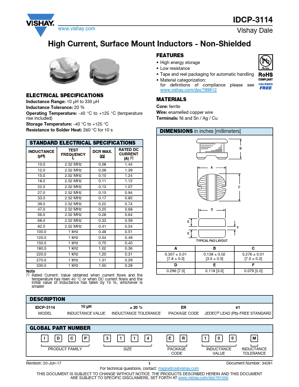IDCP-3114 Datasheet Preview