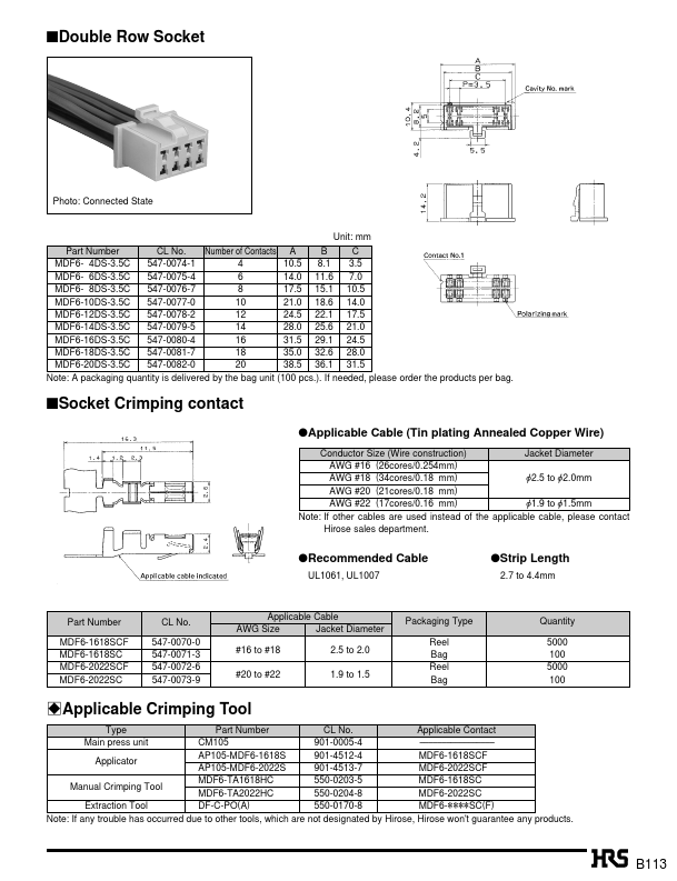 MDF6-8DS-3.5C