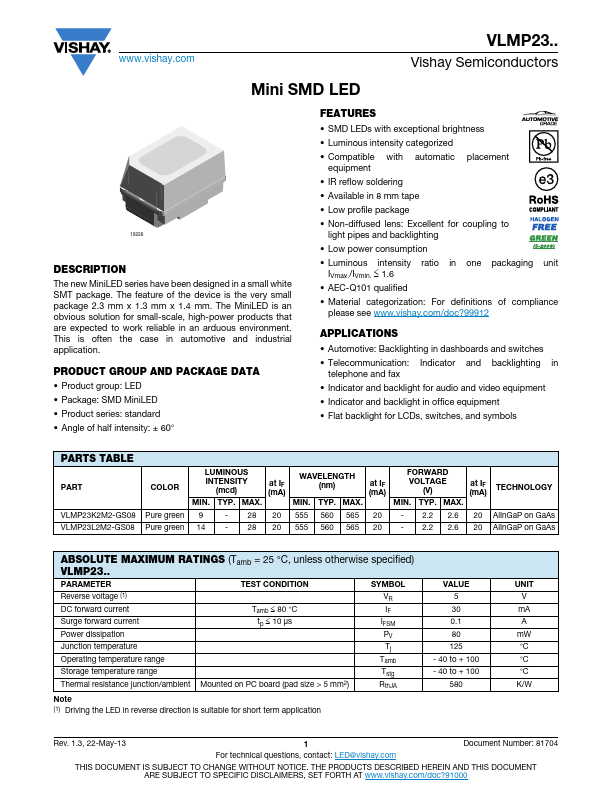 VLMP23L2M2-GS08