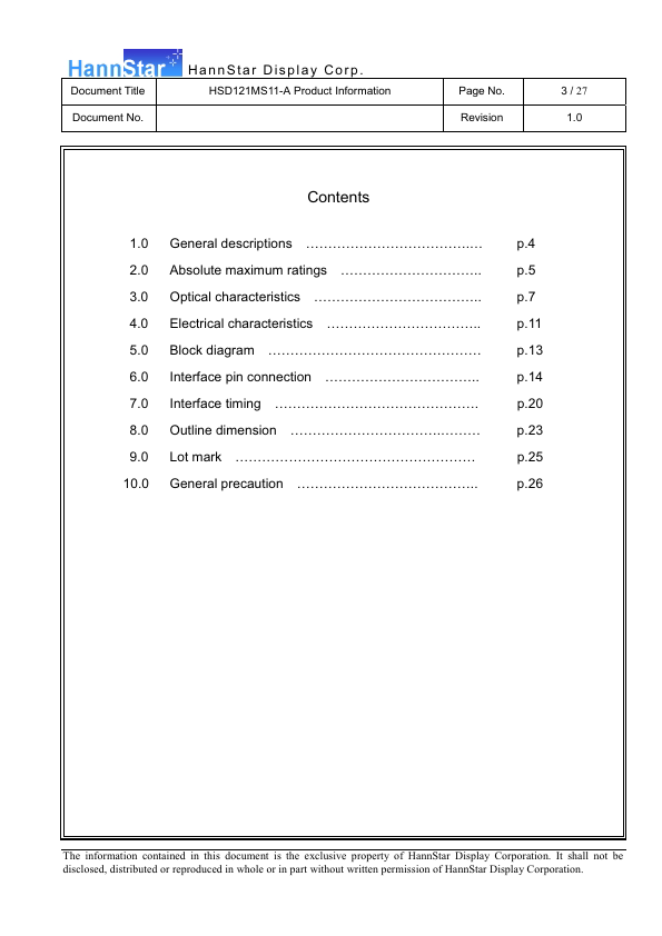 HSD121MS11-A