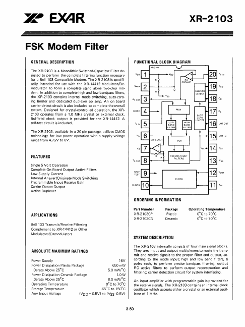 XR-2103