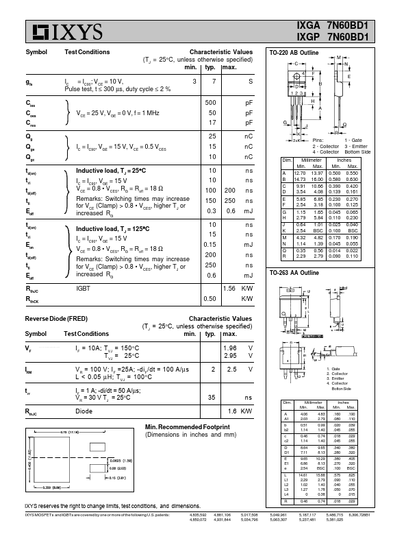 IXGA7N60BD1