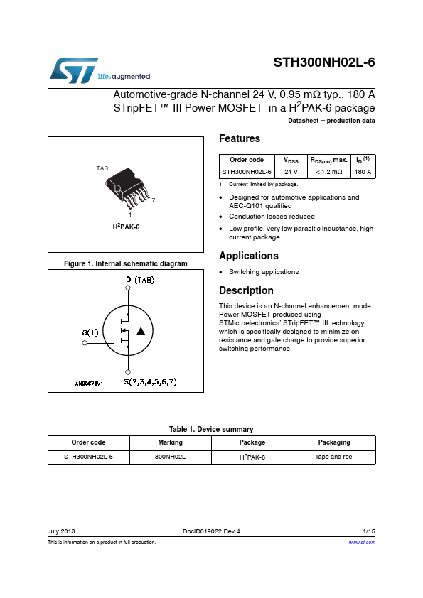 STH300NH02L-6